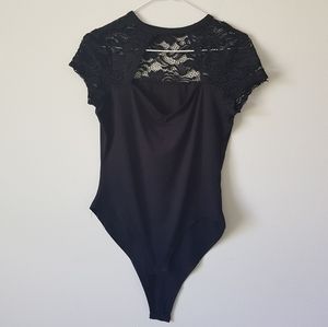 2/10$ Black embroidery body